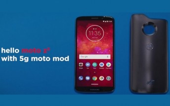 Moto Z3 Play with 5G Moto Mod appears in live images