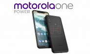 Motorola One Power pictured with slim bezels and a notch