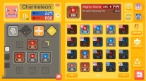 Screenshots of the Pokemon Quest gameplay