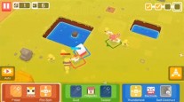 Screenshots of the Pokemon Quest gameplay