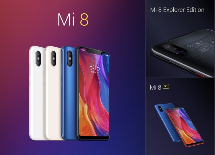 Weekly poll: which Xiaomi Mi 8 version is your favorite?