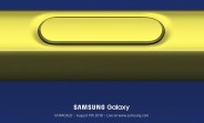 Samsung Galaxy Note9 announcement officially set for August 9