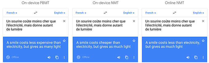 google translate offline mode just got