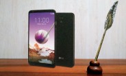 LG Stylo 4 box points to a tall 6.2" screen, Q Lens-enabled camera and DTS:X sound