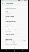 Moto G5S screenshots post-update