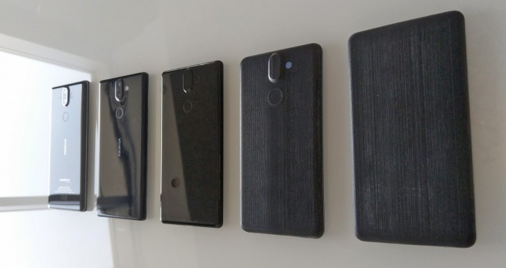 Check out these early prototypes of the Nokia 8 Sirocco