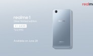 Oppo Realme 1 gets limited edition Silver variant