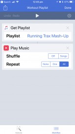 Play a particular playlastEasily accessible from Widget