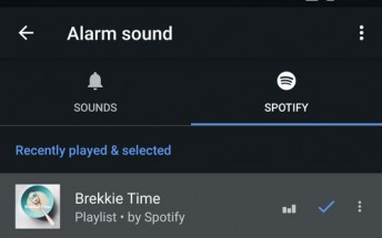 Android’s default Clock app can now wake you up with Spotify
