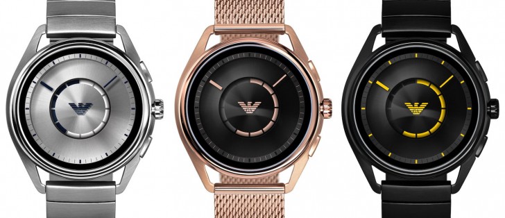 armani connected watch faces