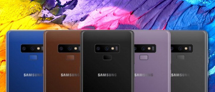 samsung galaxy note 9 colors