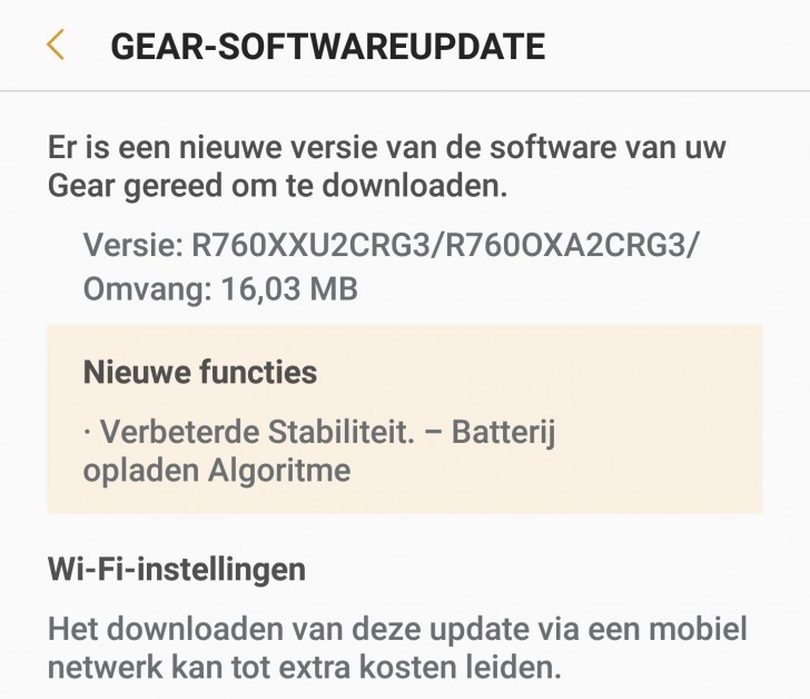 Samsung Gear S3 series get firmware update fixes the battery