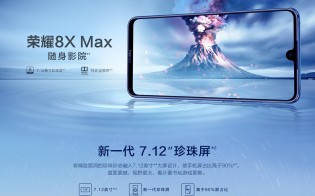 Honor 8X Max big screen and stereo speakers