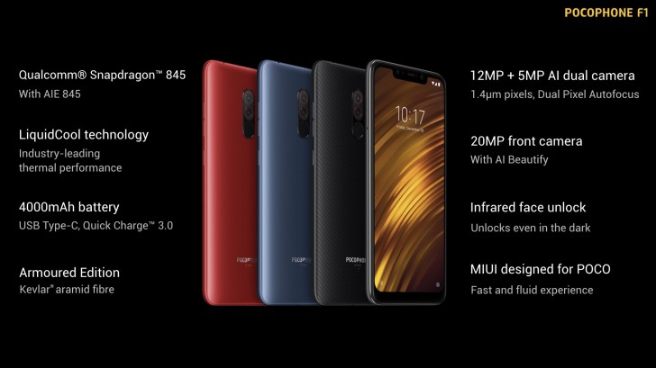 Xiaomi launches the Pocophone F1 globally - GSMArena.com news