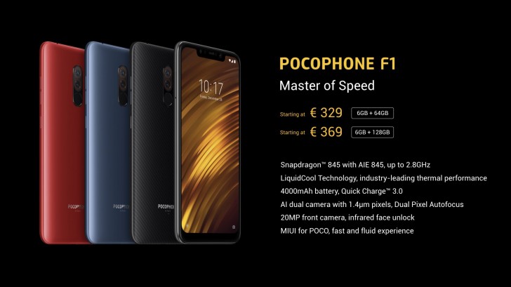 Xiaomi launches the Pocophone F1 globally - GSMArena.com news