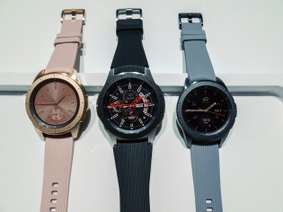 All three color variants of the Galaxy Watch