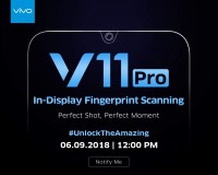 vivo V11 Pro teasers from its Amazon.in landing page