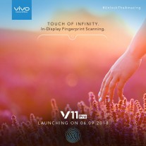 vivo V11 Pro teasers tout the key selling points: in-display fingerprint reader