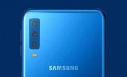 Samsung Galaxy A7 (2018) renders and live photo reveal triple camera setup