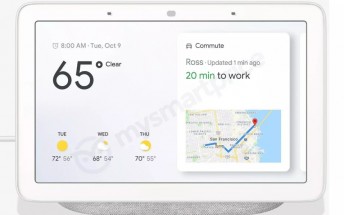 Google Home Hub 7-inch smart display leaks, doesn't have a camera