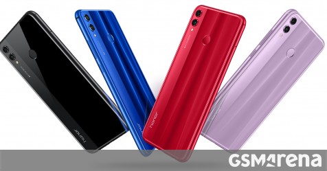 Honor Unwraps Large 8x And Larger 8x Max With Dual Cams And Notches Gsmarena Com News