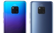 Alleged renders of the Huawei Mate 20 Pro show a triple cam and in-display fingerprint