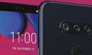 LG V40 ThinQ press image shows off the notch and the triple camera