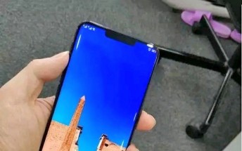 Huawei Mate 20 Pro prototype pictured: a curved screen makes for slim bezels
