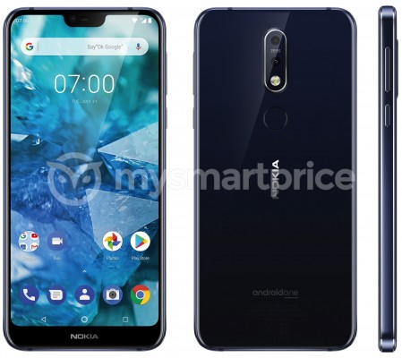 Nokia 7.1 Plus (aka Nokia X7) leaked render