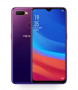 Oppo A7x in Starry Purple