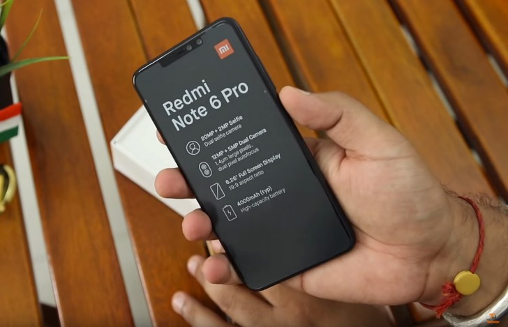 Xiaomi redmi note 6 pro dual android 8.1 tela 6.26 32gb camera hot sale dupla 1