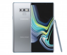 Samsung Galaxy Note9 in the new Cloud Silver color