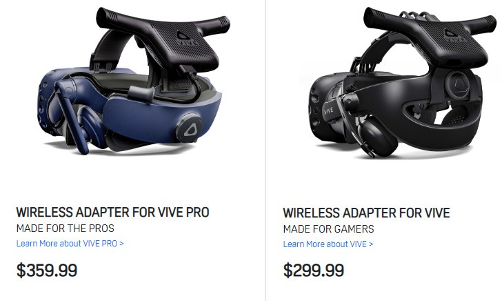 Vive VR wireless adapter now available, supports up to three players