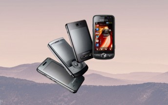 Counterclockwise: Samsung's featurephones came in all shapes and sizes