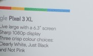 Google Pixel 3 and Pixel 3 XL screen specs and colors leak