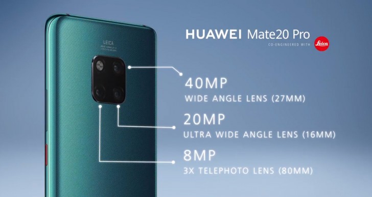 Huawei Mate 20 and Mate 20 Pro official: Leica triple camera, Kirin 980 -  GSMArena.com news