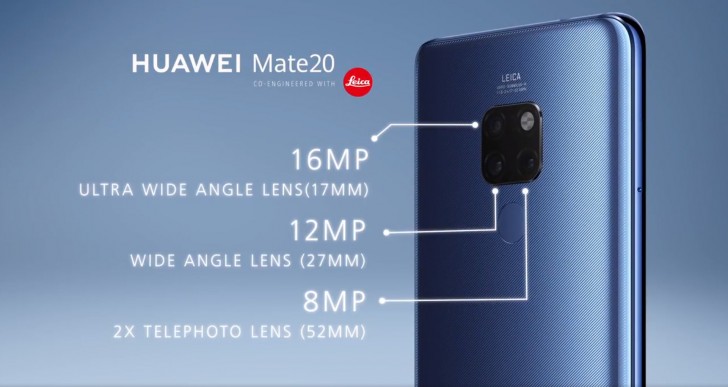 Huawei Mate 20 and Mate 20 Pro official: Leica triple camera 