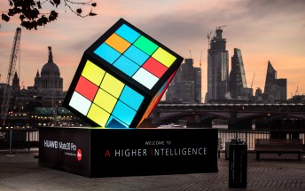 Huawei erects AI-powered Rubik’s Cube in London to celebrate the Mate 20 launch