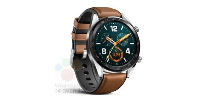 Huawei Watch GT smiles in leaked render ahead of unveiling alongside Mate 20 GSMArena news