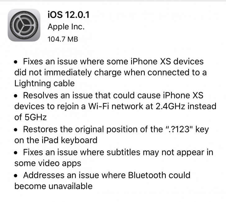 ios 12 charging issues