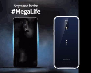 The phone at the end of the video, brightened up and compared to the Nokia 7.1
