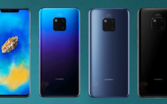 Huawei Mate 20's RAM and storage versions revealed