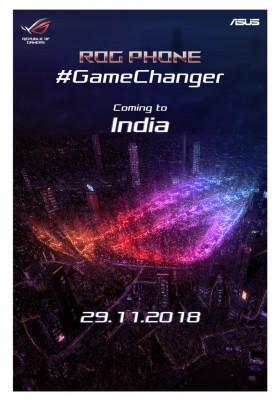 The Asus ROG Phone is coming to India on November 29