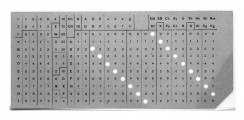 Hollerith punch card