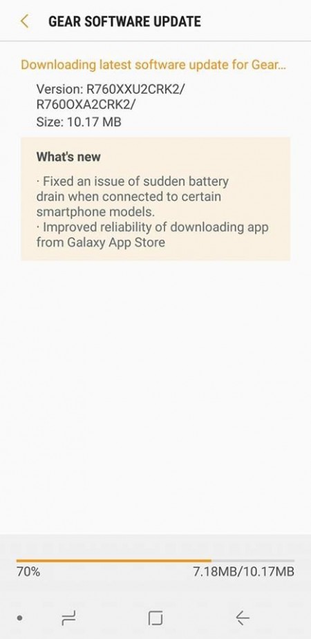 Samsung gear s3 discount frontier battery drain