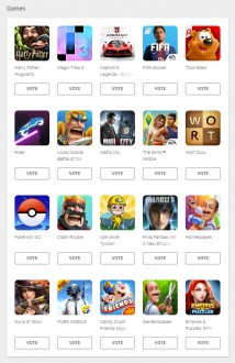 User's choice ballot: Games (NL)