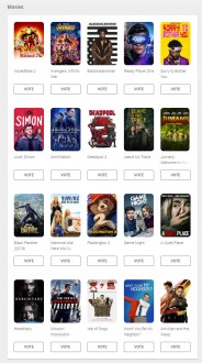 User's choice ballot: Movies (US)