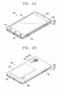 A mirror below the camera for selfies