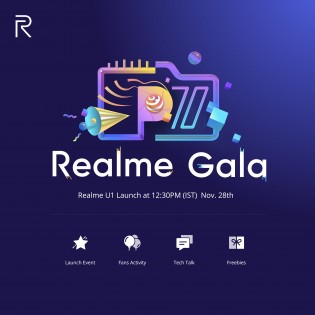 Realme Gala on November 28