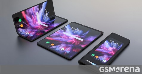 Samsung's foldable Galaxy F rendered in 3D - GSMArena.com news